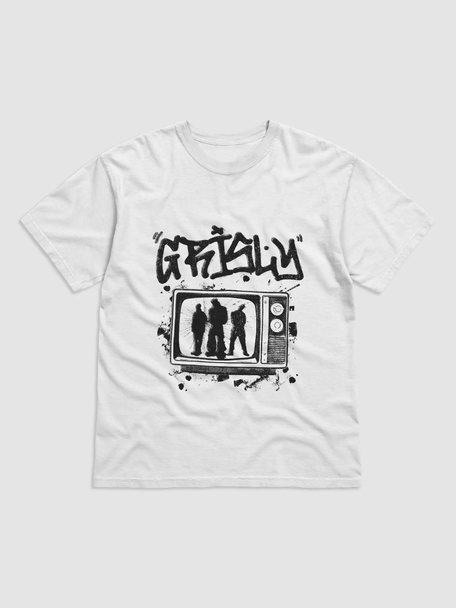 GrislyVision White Tee product image (2)