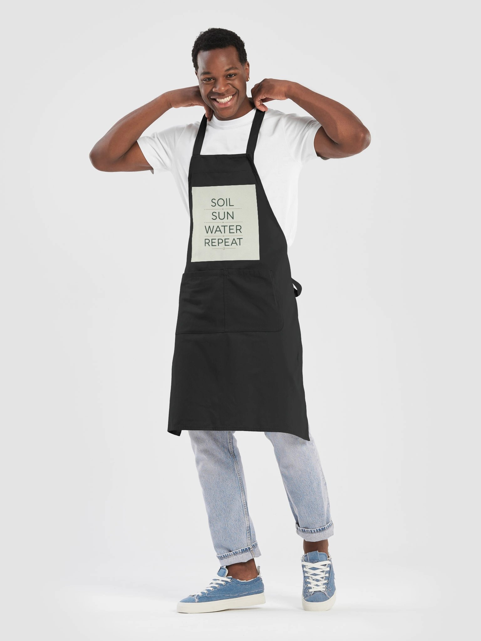 Soil, Sun, Water, Repeat — Apron product image (4)