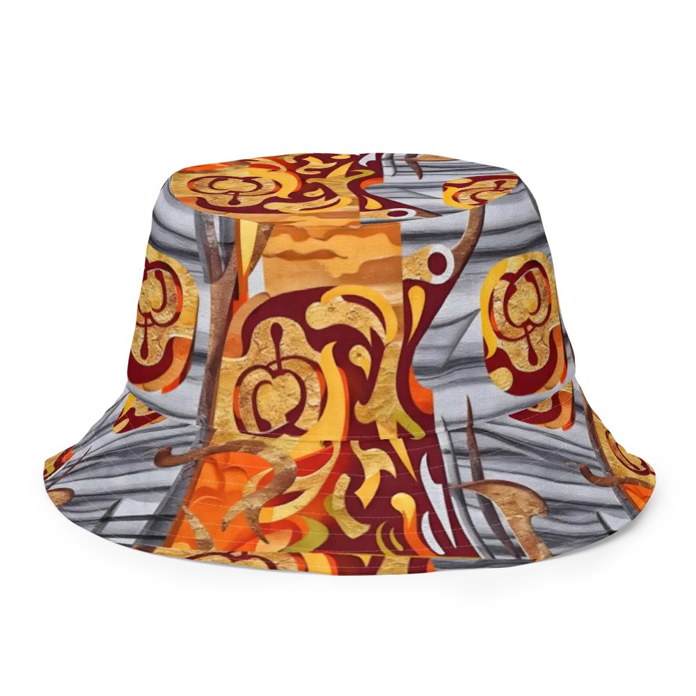 Reversible Dancing Warrior Painted Bucket Hat product image (6)