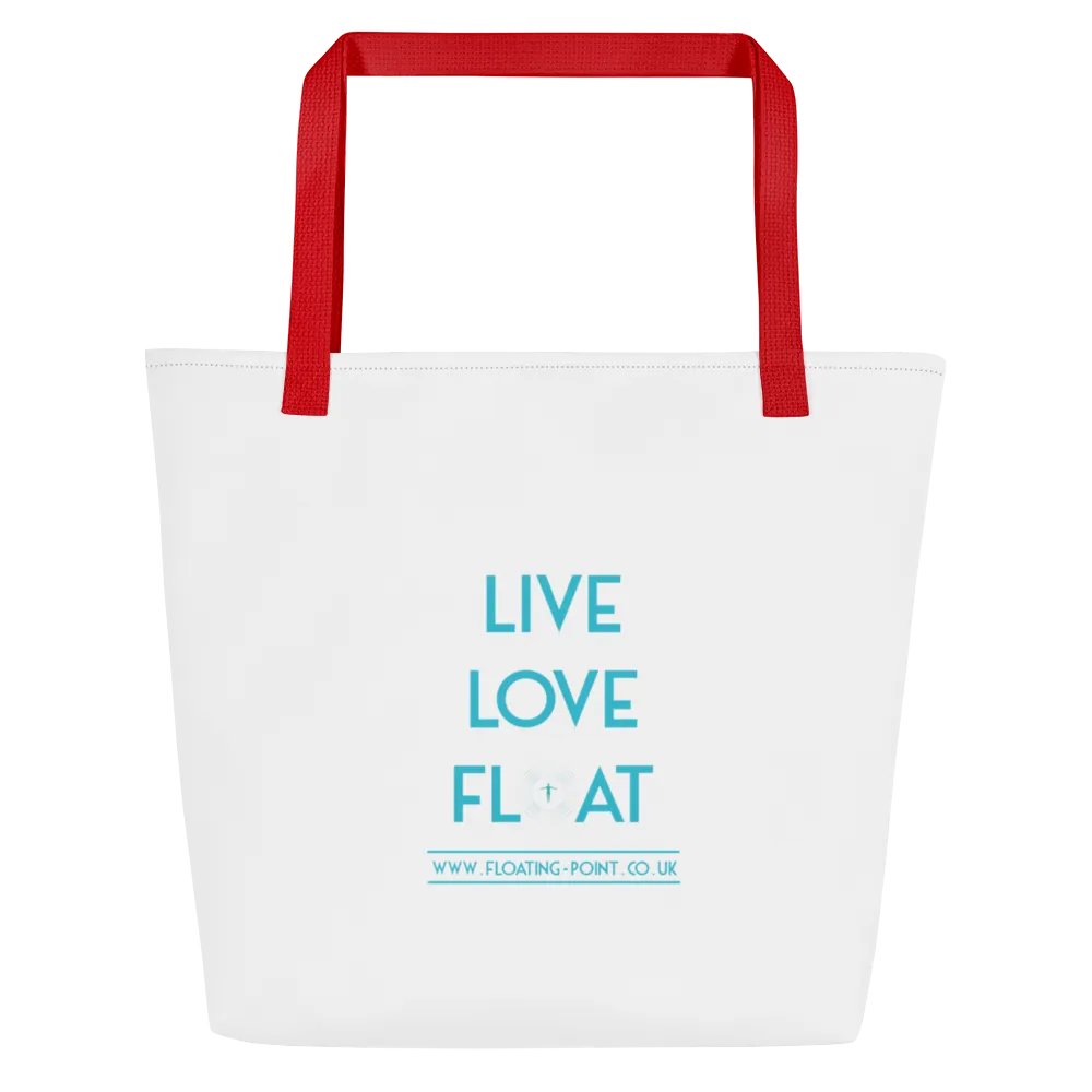 Live Love Float - Tote (Red Handle) product image (1)