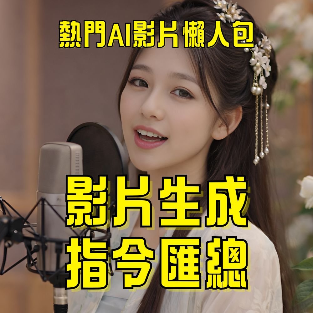 精選AI影片製作練習懶人包 Vol.2 product image (1)