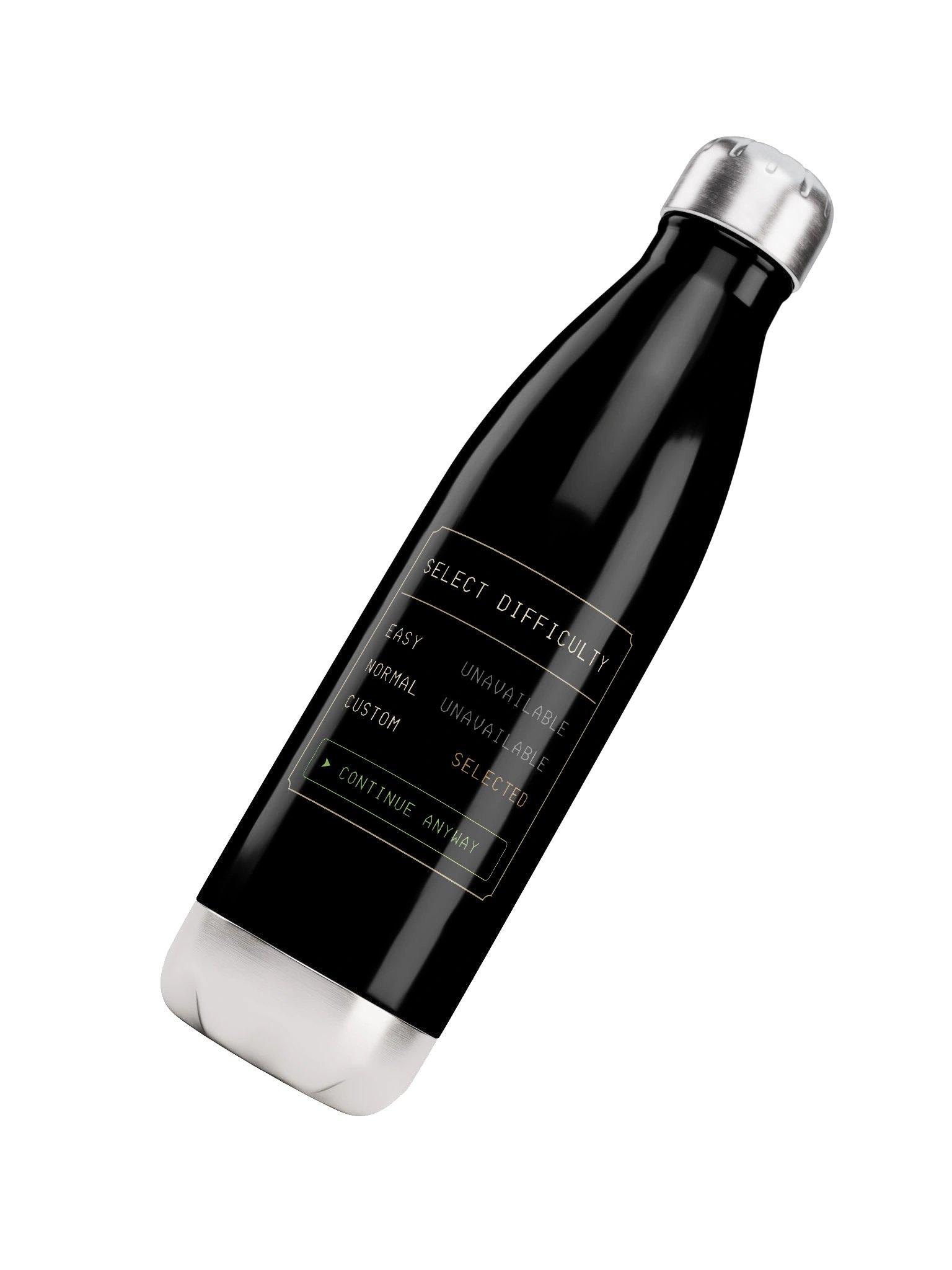 Select Difficulty Water Bottle | Chronic Illness & Disability Humor Bottle product image (4)