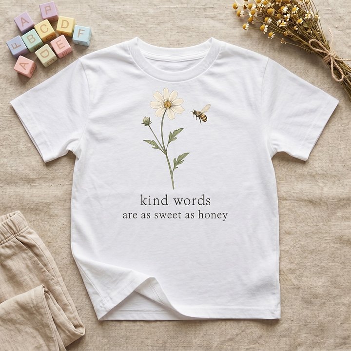 Kids: "Kind Words 3" Organic T-Shirt product image (1)