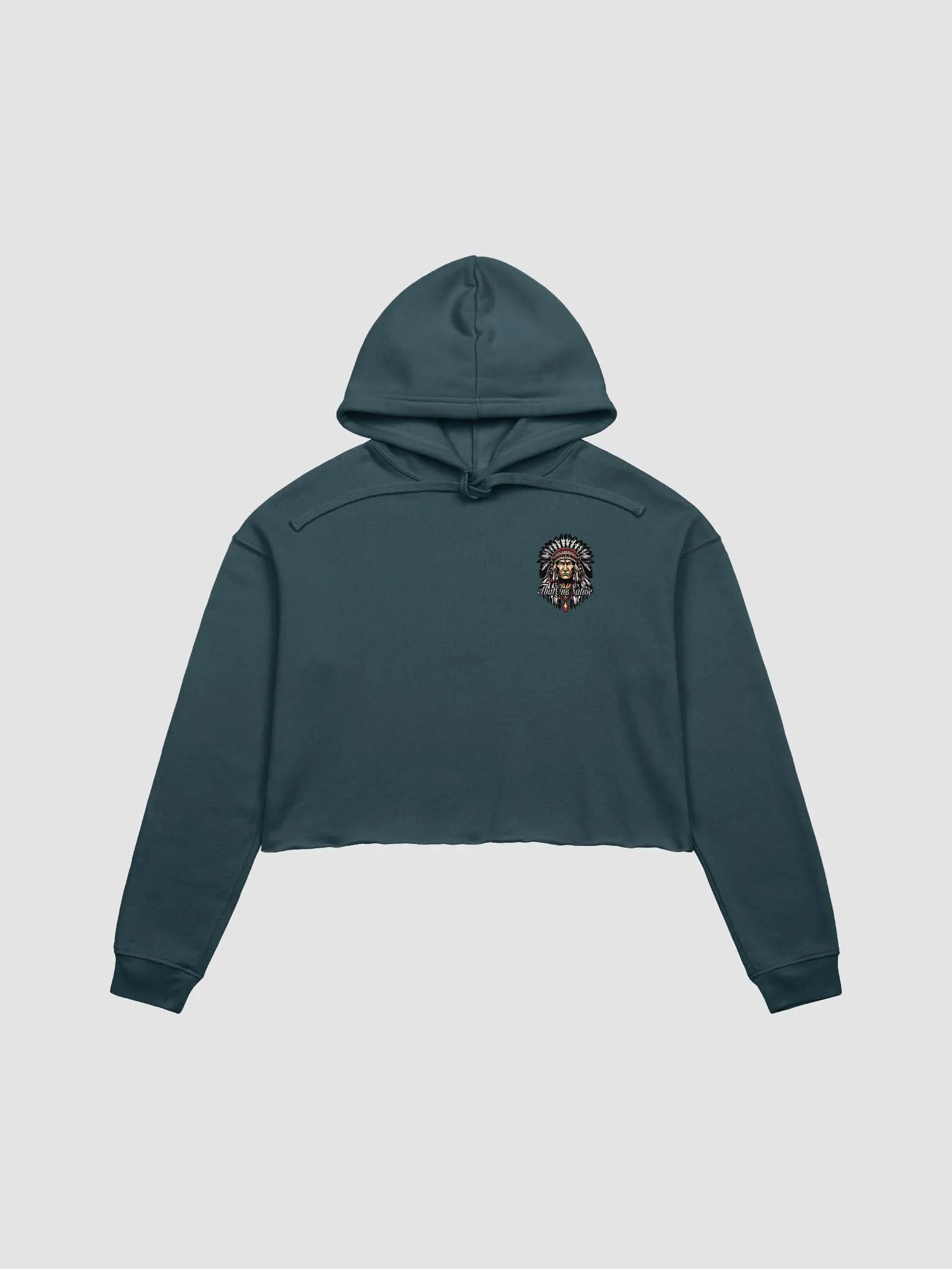 Thatonenative small logo crop hoodie product image (5)