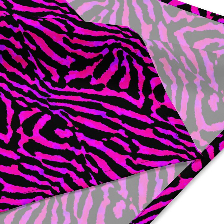 Purple Zebra Bandana product image (4)