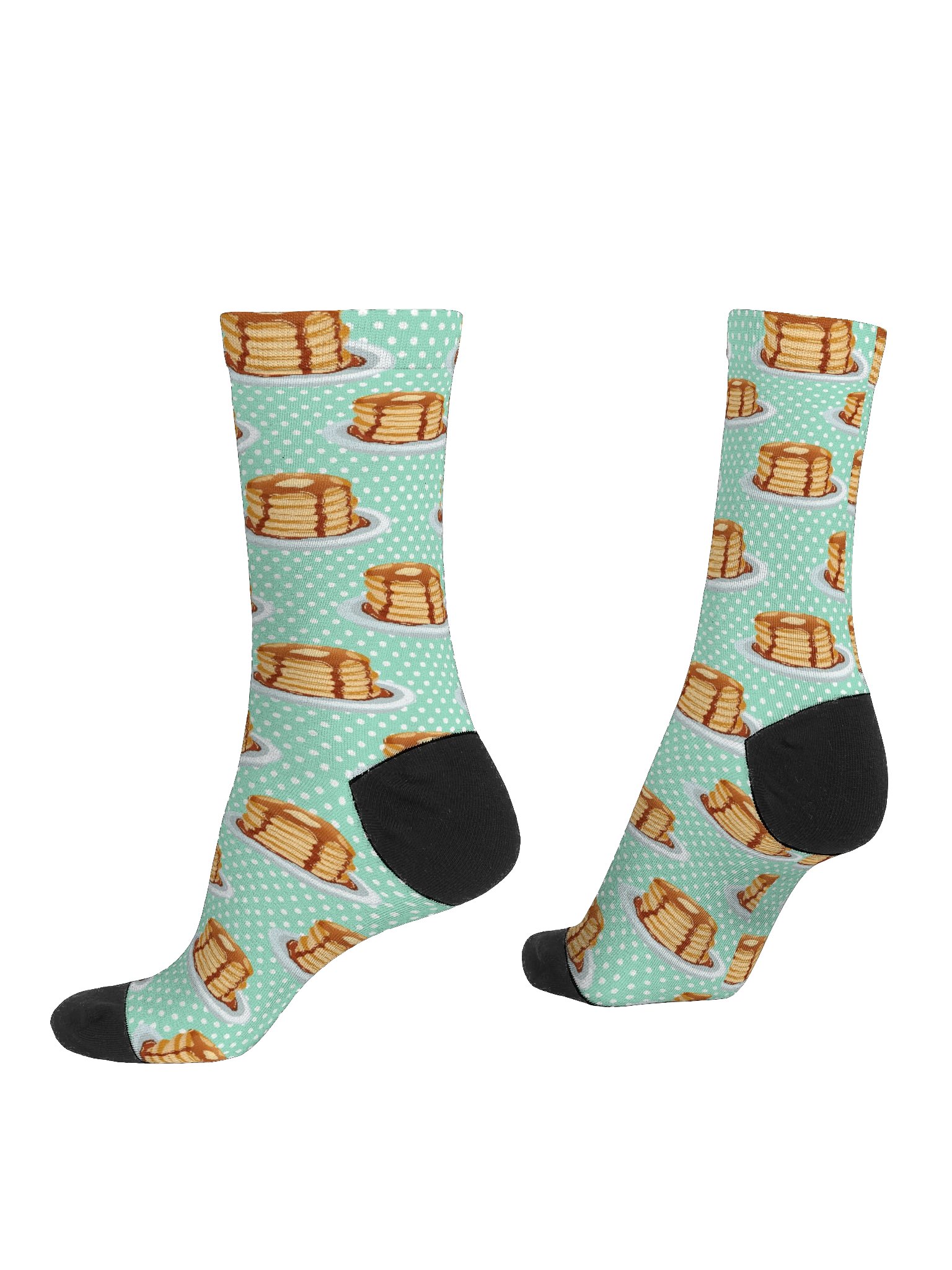 Pancakes & Polkadots Pattern Socks product image (4)