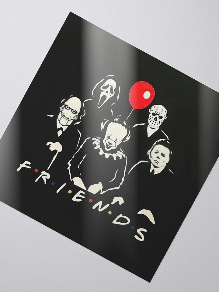 Horror Friends Sticker By The Darkknight/ Different Sizes product image (2)