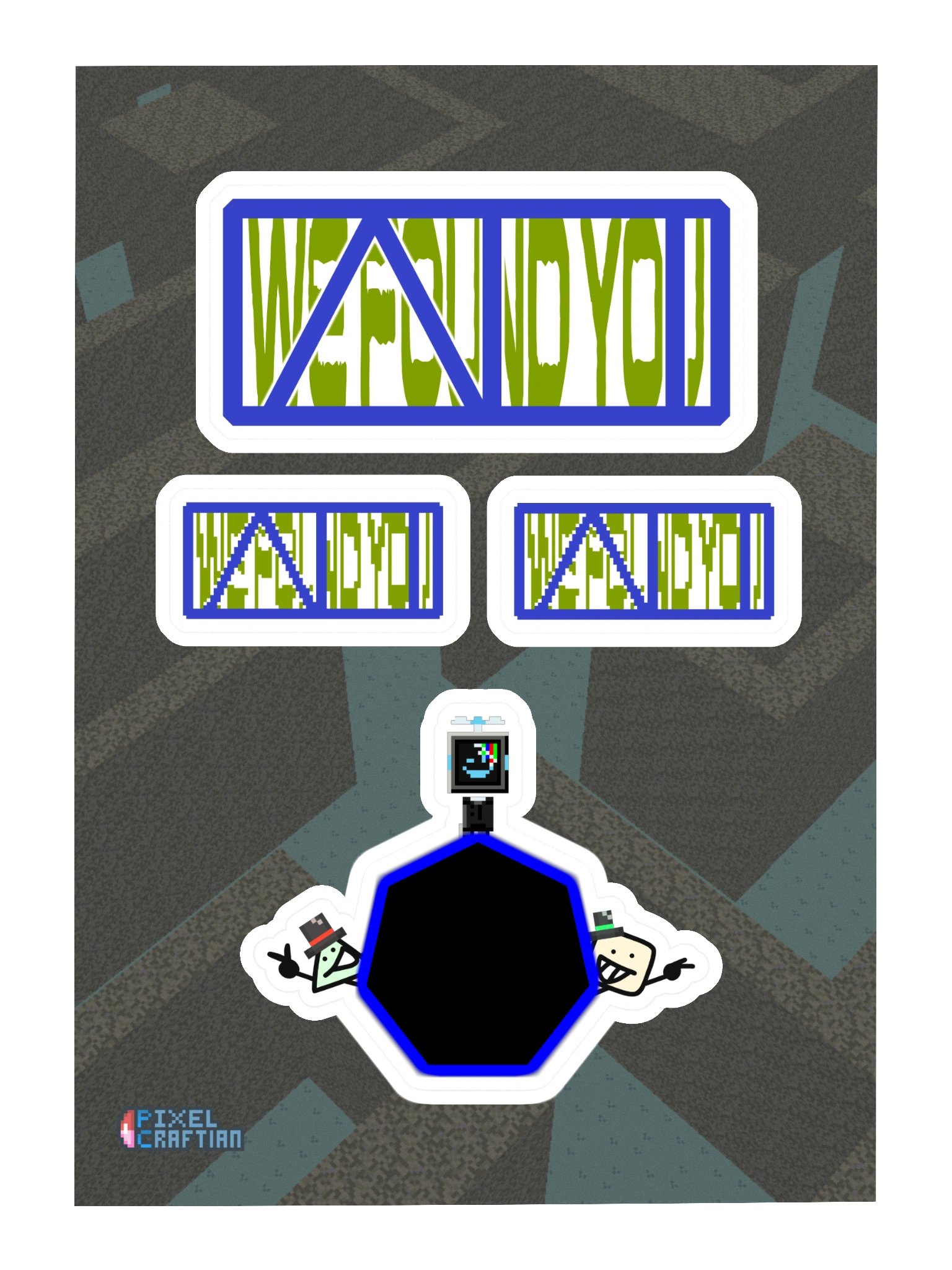 WE FOUND YOU Sticker Set product image (4)