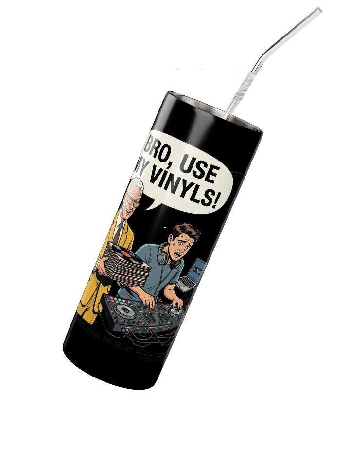 Bro, Use My Vinyls! Water Bottle product image (2)