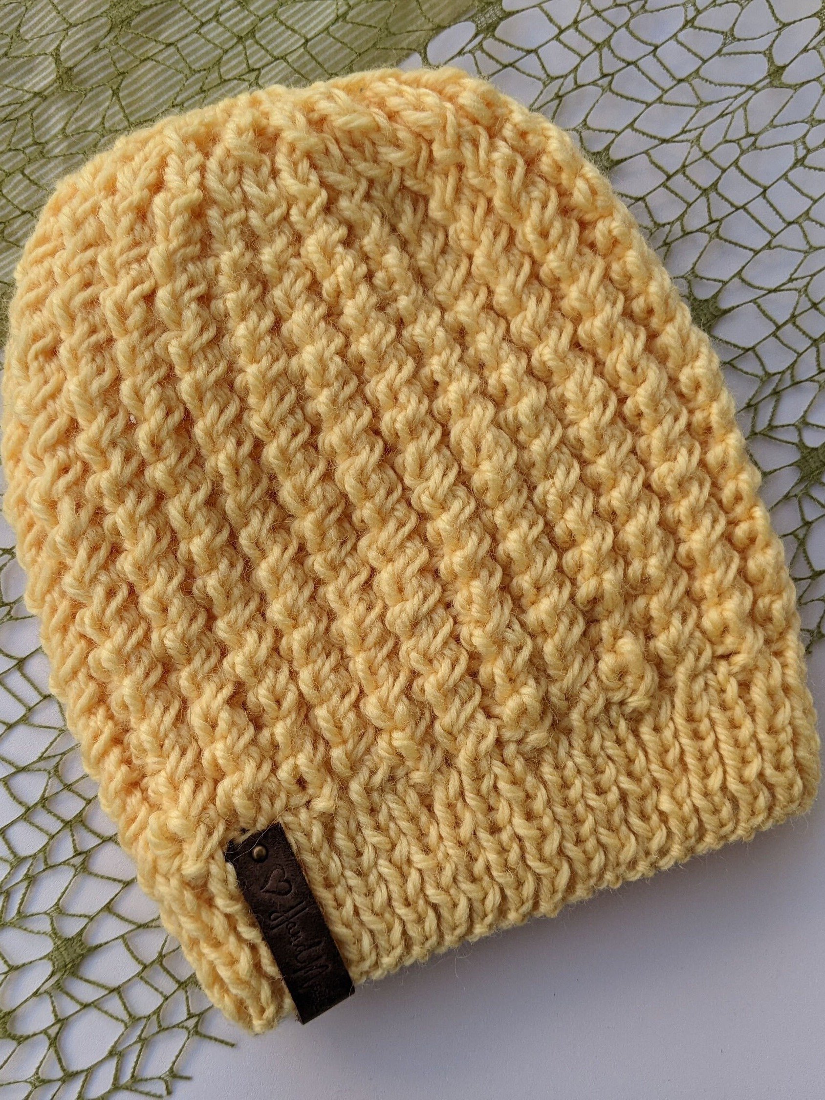 Flat Knit Classic Beanie Pattern product image (1)