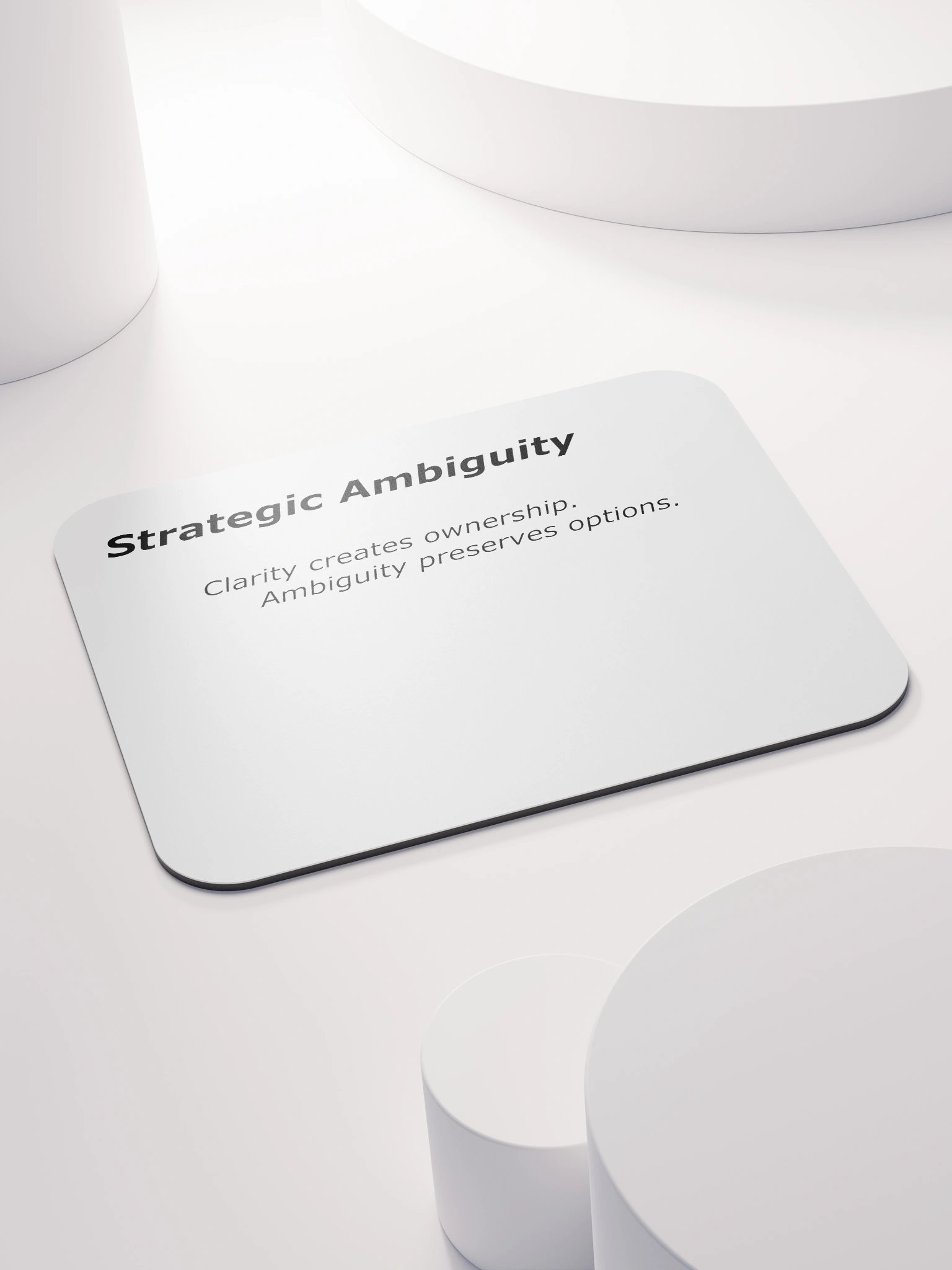 Strategic Ambiguity Mouse Pad product image (4)