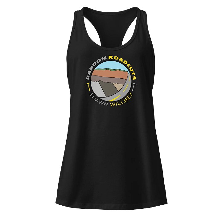 Random Roadcuts Racerback Tank Top w/center logo product image (1)
