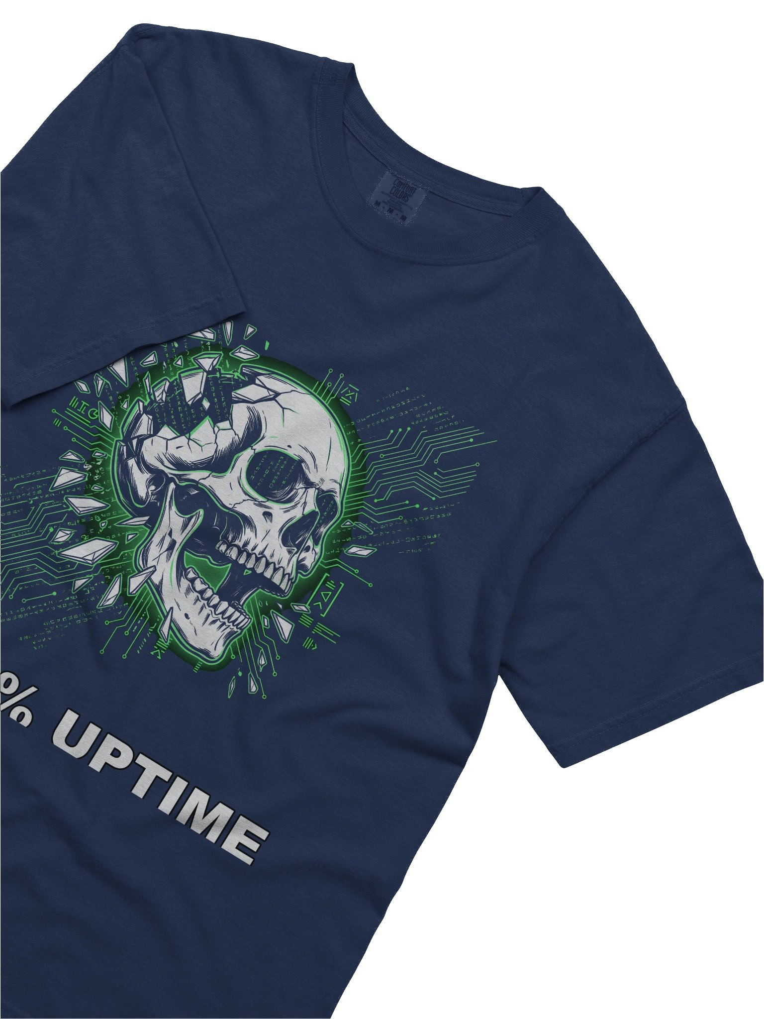 Overclocked and Overworked Skull T-Shirt product image (14)