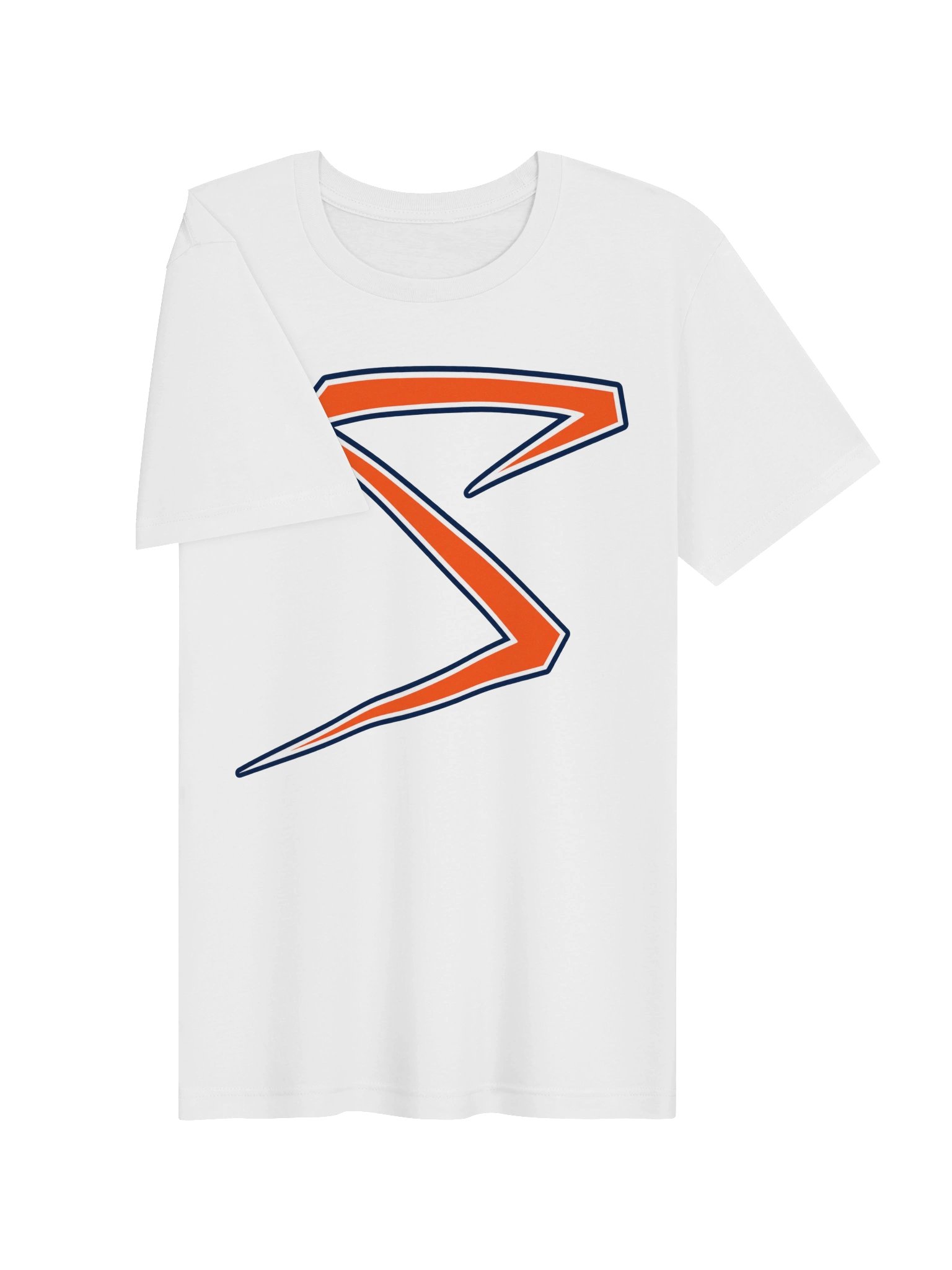 Midwest Sluggers S-Logo-Orange Unisex Supersoft Tee product image (4)