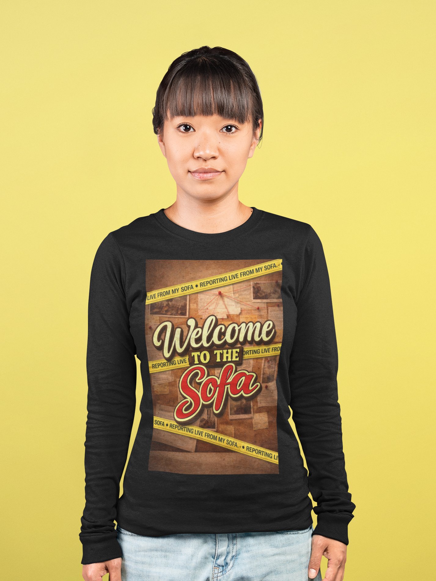 Welcome to the Sofa Crime Board Long Sleeve Shirt product image (15)