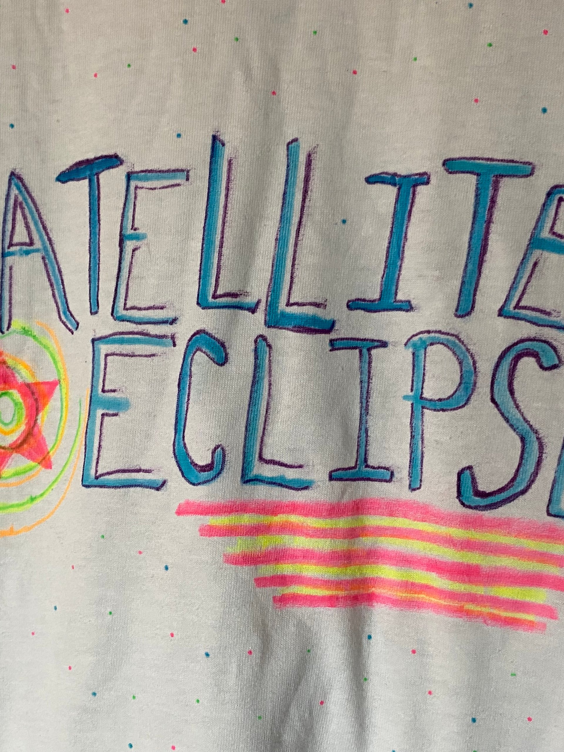 Hand Painted TEE - Satellite Eclipse 002 product image (3)