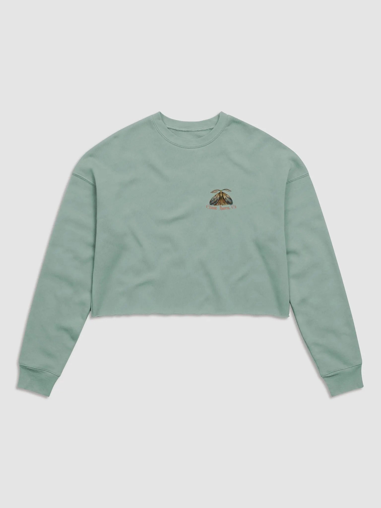 Rebirth Cropped Sweat (Blush Script) product image (2)