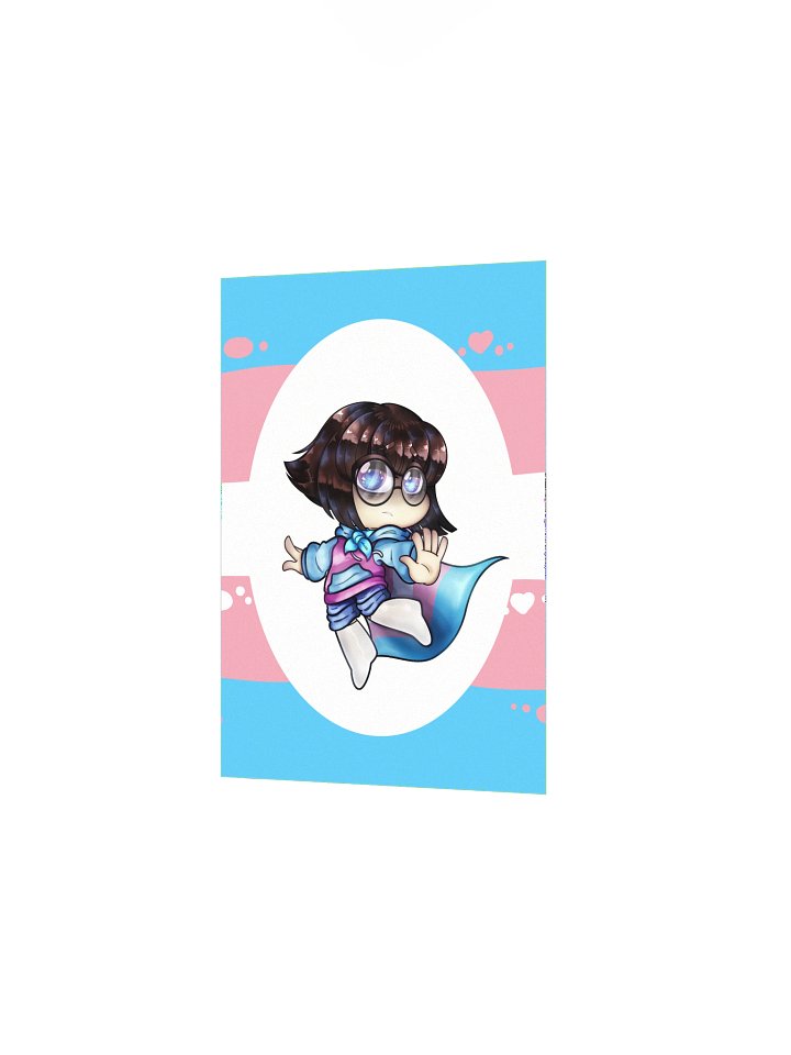 FemeyL0VE Trans Hero Pride Art Print product image (2)
