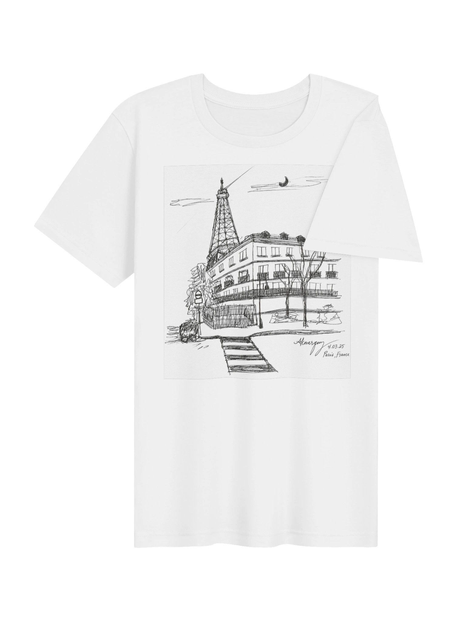 AK’s Love Affair With Paris - T-Shirt (Unisex Slim Fit - XS to 3XL) product image (4)
