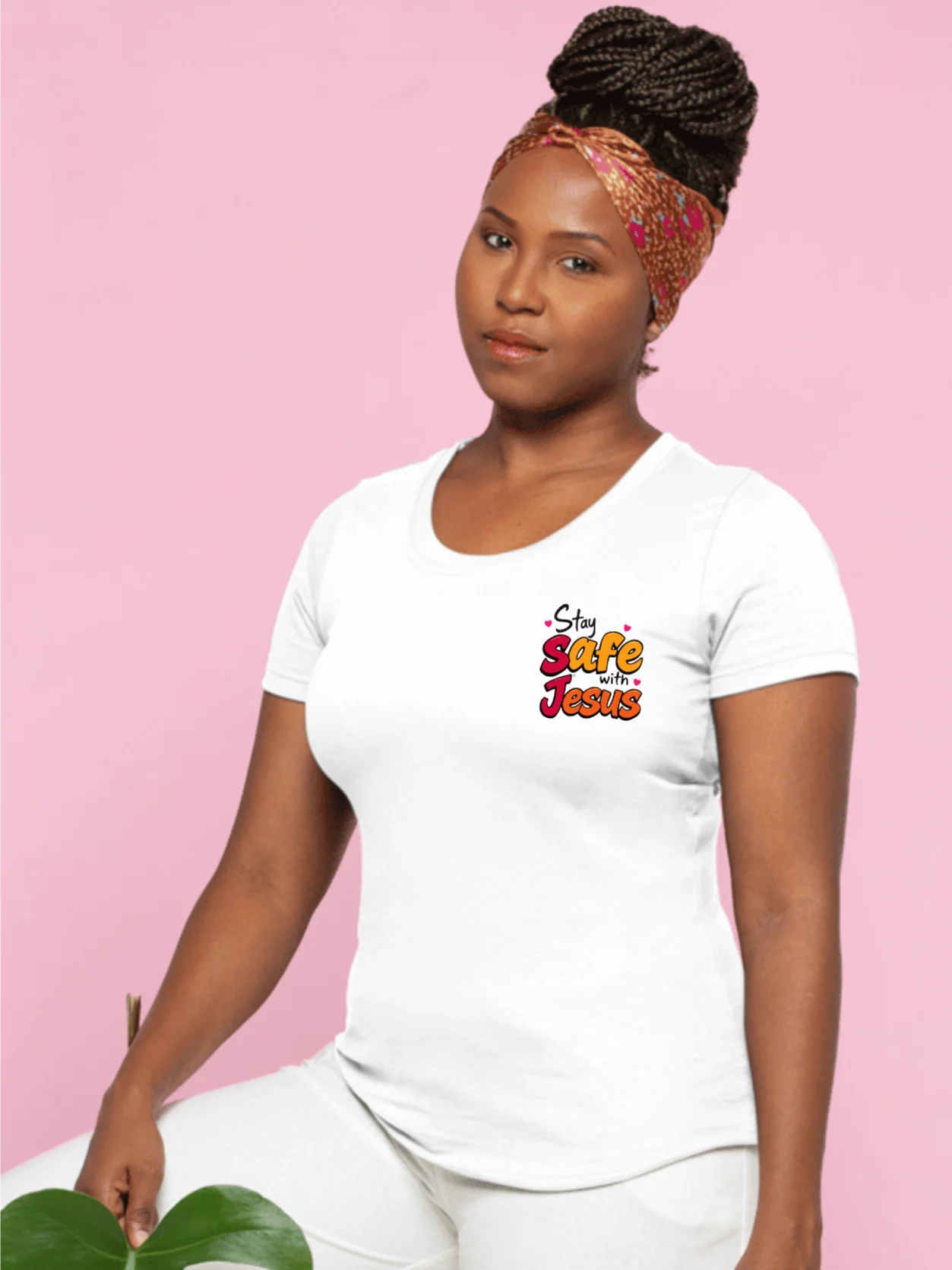 Heartfelt Stay Safe with Jesus Supersoft T-shirt product image (1)