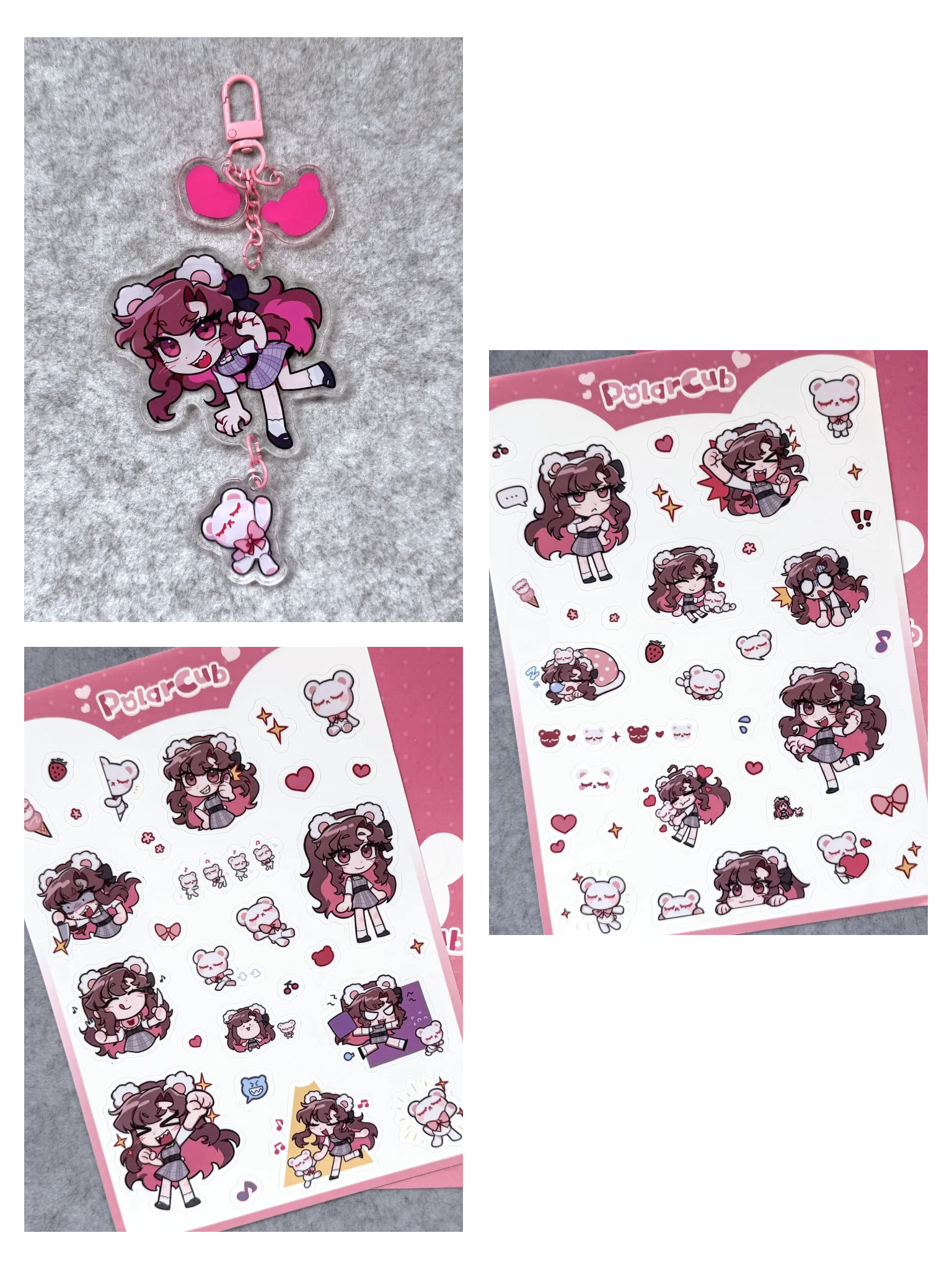 Keychain and Stickers Bundle product image (1)