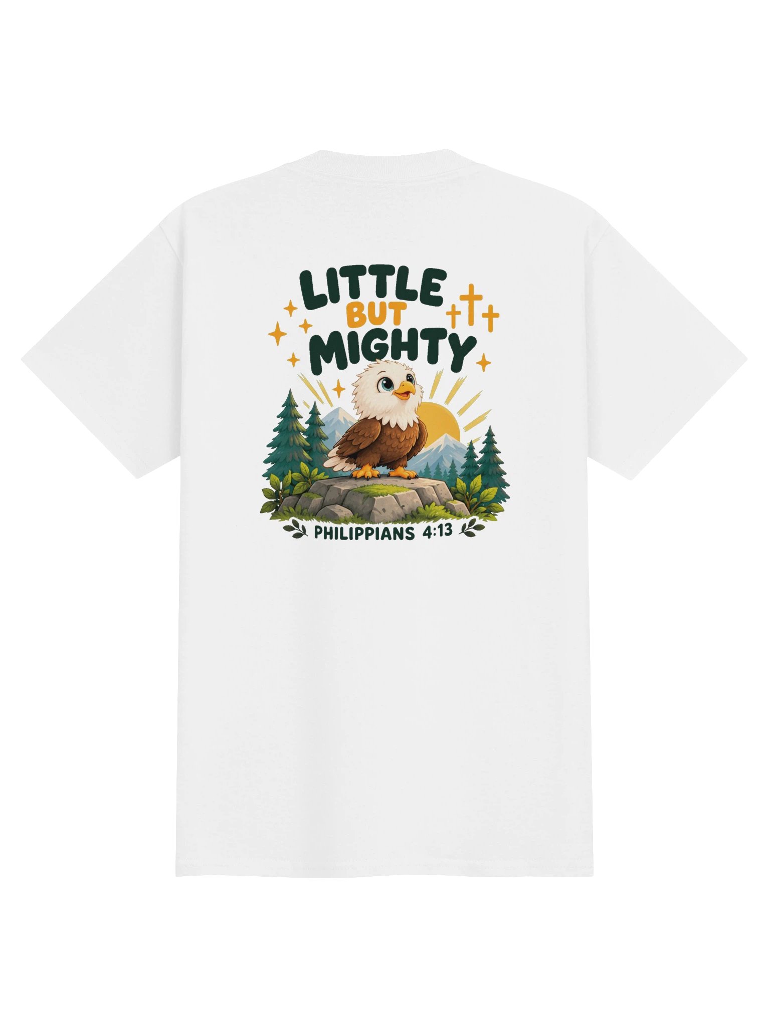 Little but Mighty Youth T-Shirt — Philippians 4:13 product image (2)