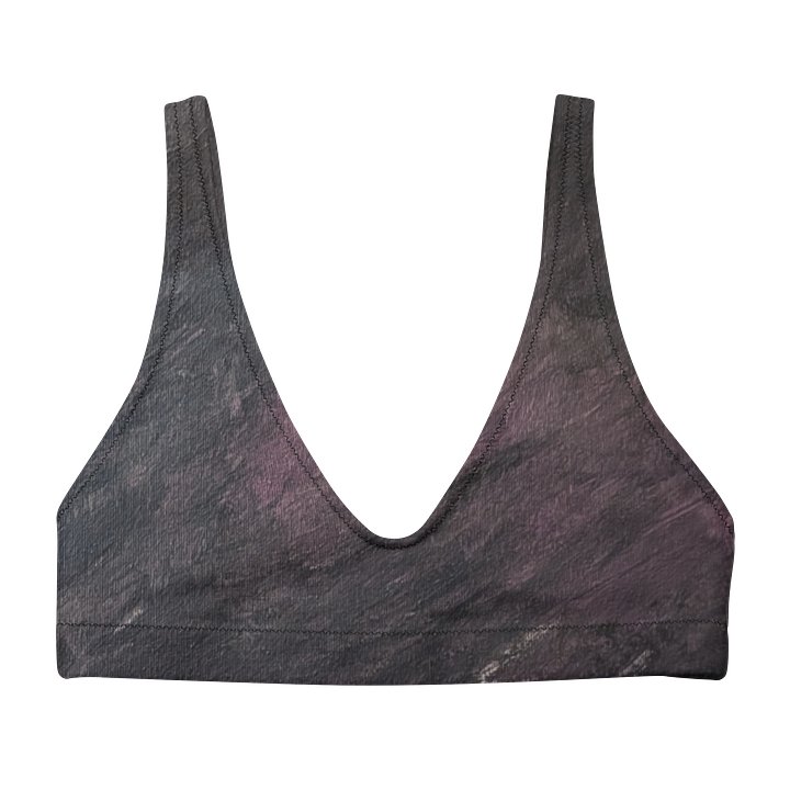 "Cosmic Waves" All-Over Print Bikini Top product image (1)