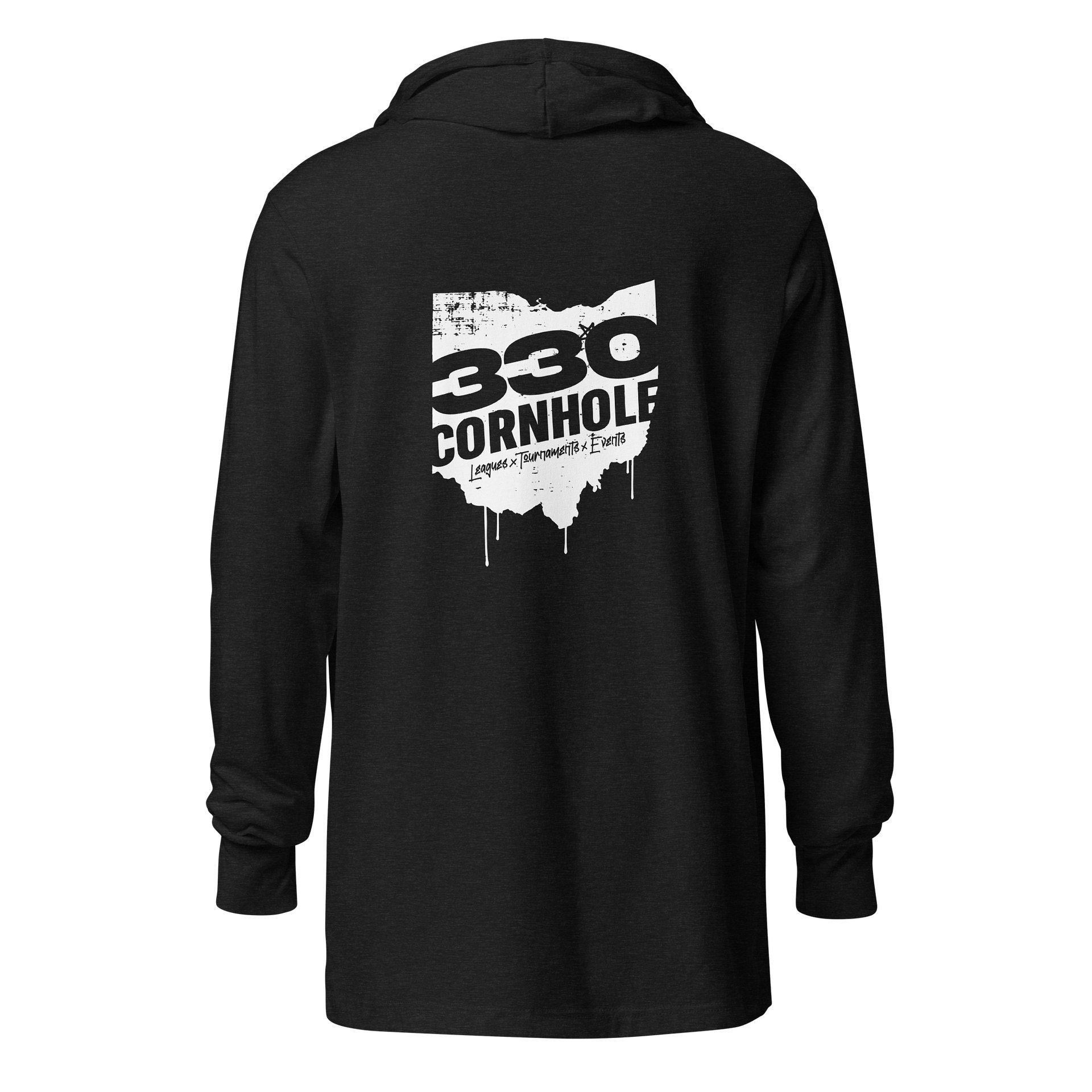 Bella+Canvas Ohio 330 Cornhole Graphic Lightweight Hoodie product image (1)