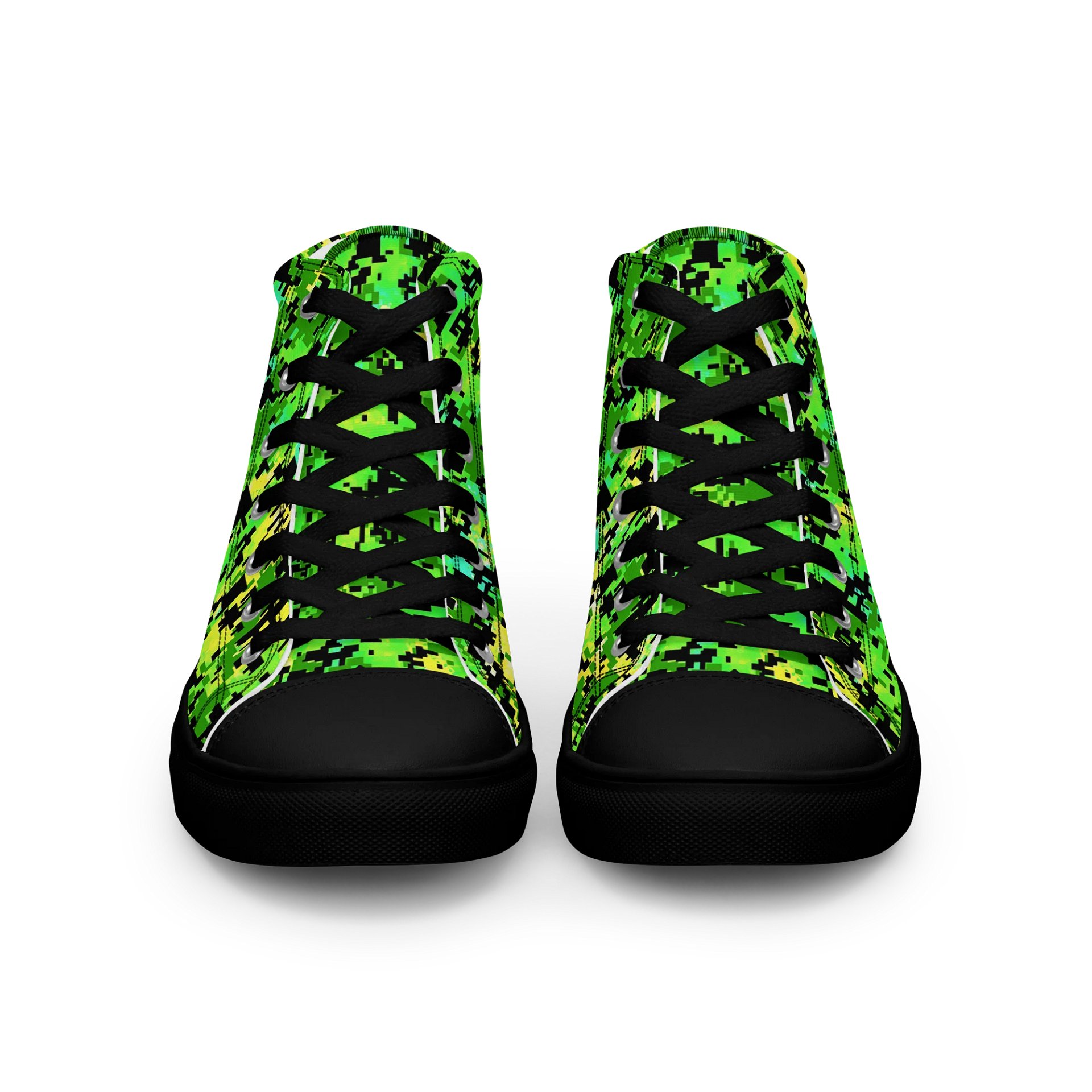 Pixel Camo Women's High Tops product image (3)