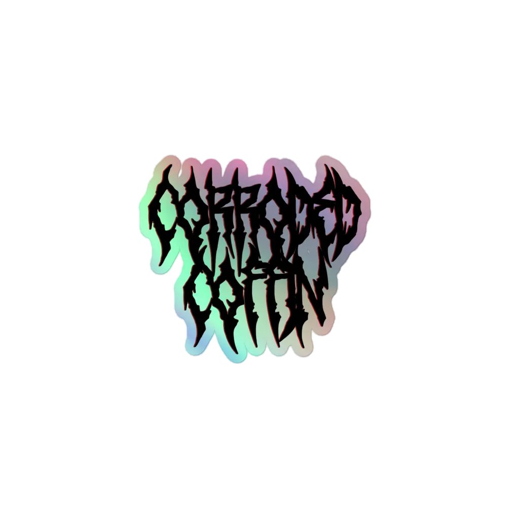Corroded Coffin - Holo Sticker product image (1)