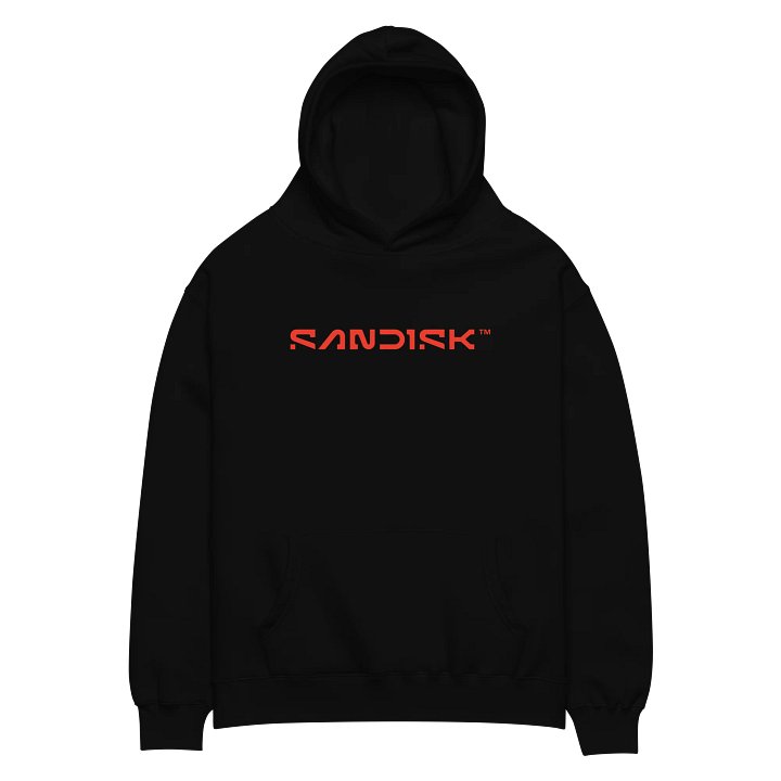 FAST FWD OVERSIZED BLACK HOODIE product image (1)