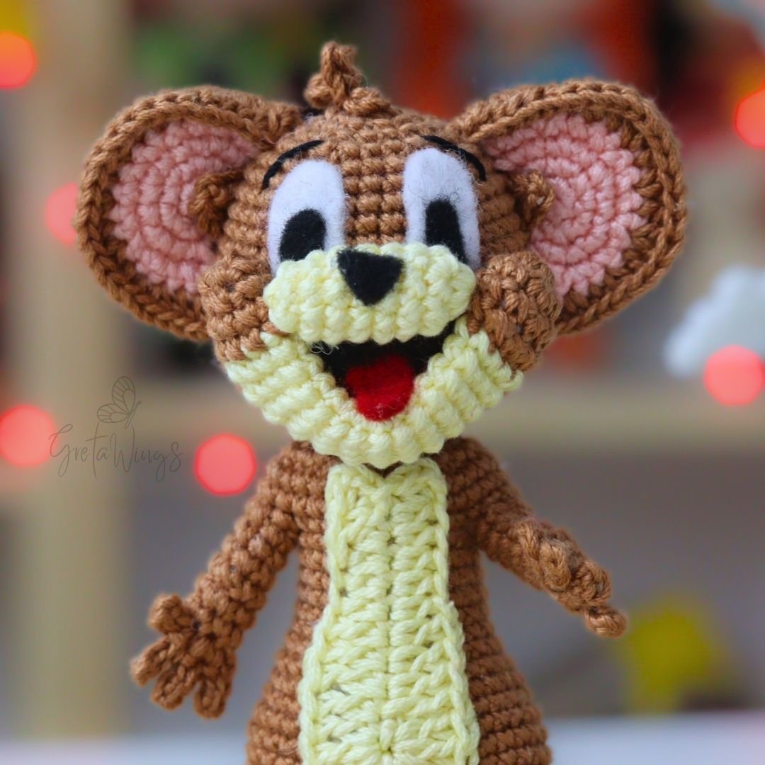 Patrones de ganchillo combinados: Amigurumis de Tom y Jerry (Conjunto de 2 patrones) product image (2)