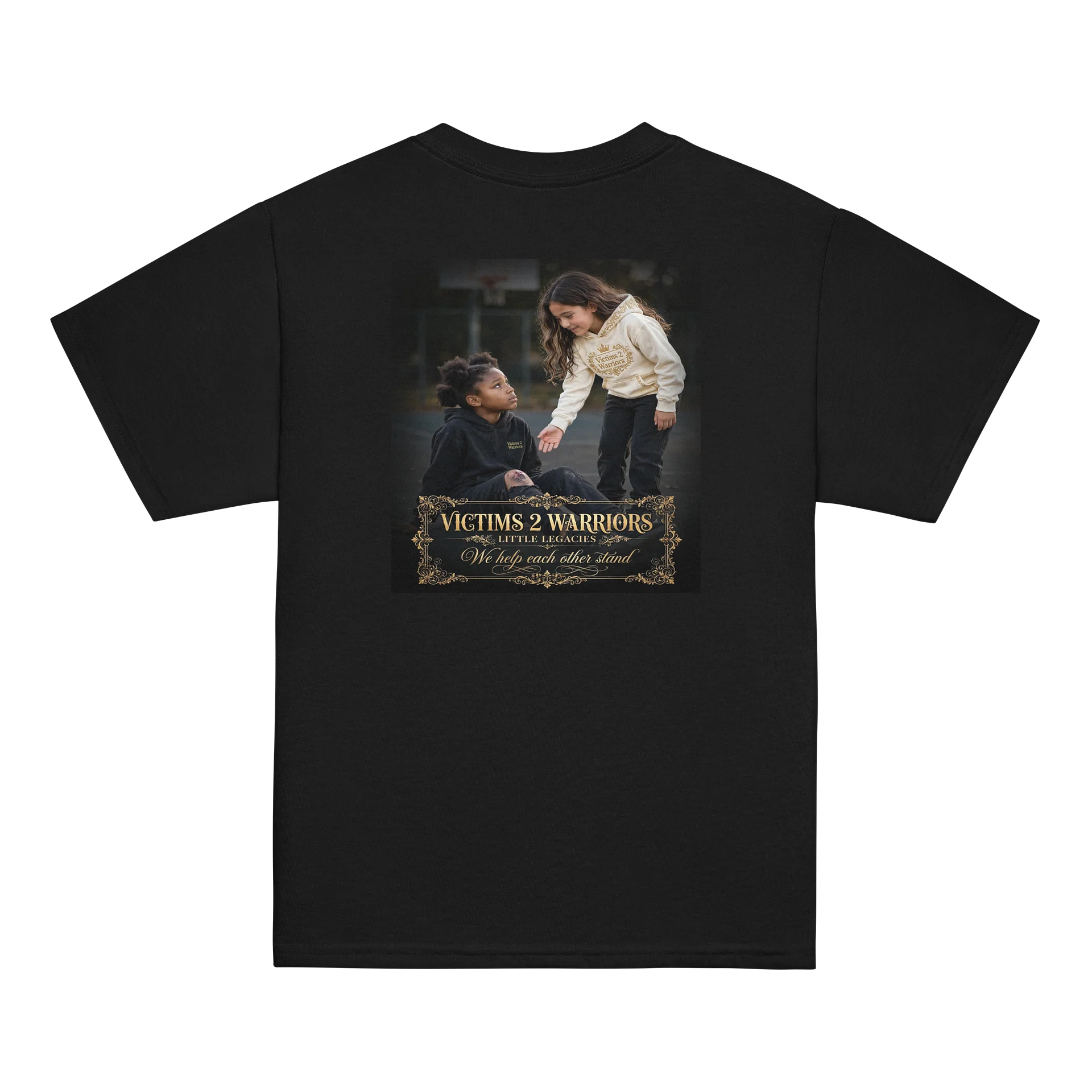 V2W -LITTLE LEGACIES- “ We help each other stand” Signature Tee product image (5)
