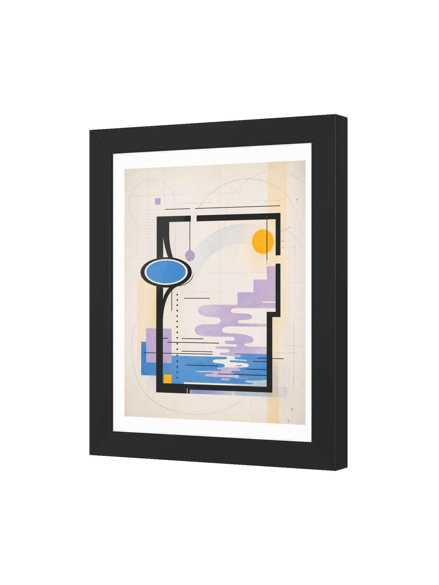Peripheral Infrastructure / 03 -- Framed Matte Poster product image (3)