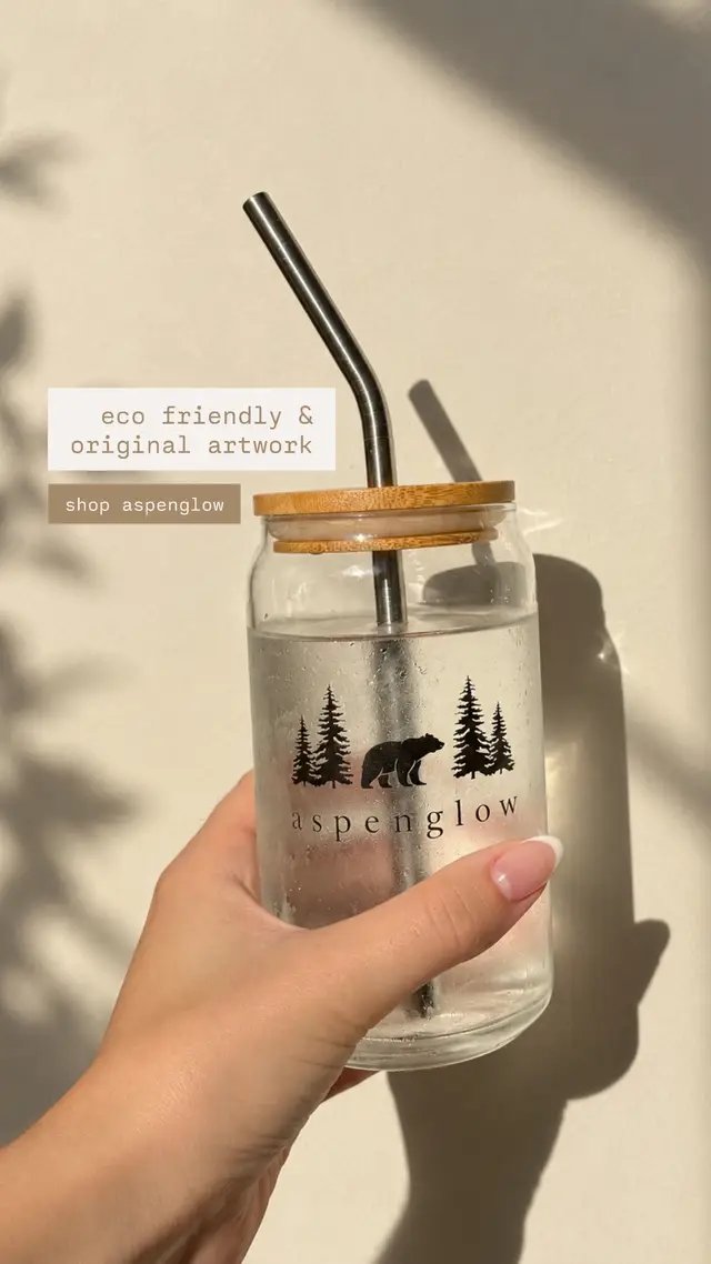 original artwork on quality materials—inspired by nature 💛 #ecofriendly #naturegirl #artwork #glass #coffeetok 