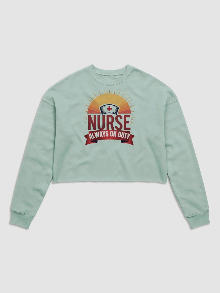 Nurse's Duty Fleece Crop Sweatshirt product image (3)