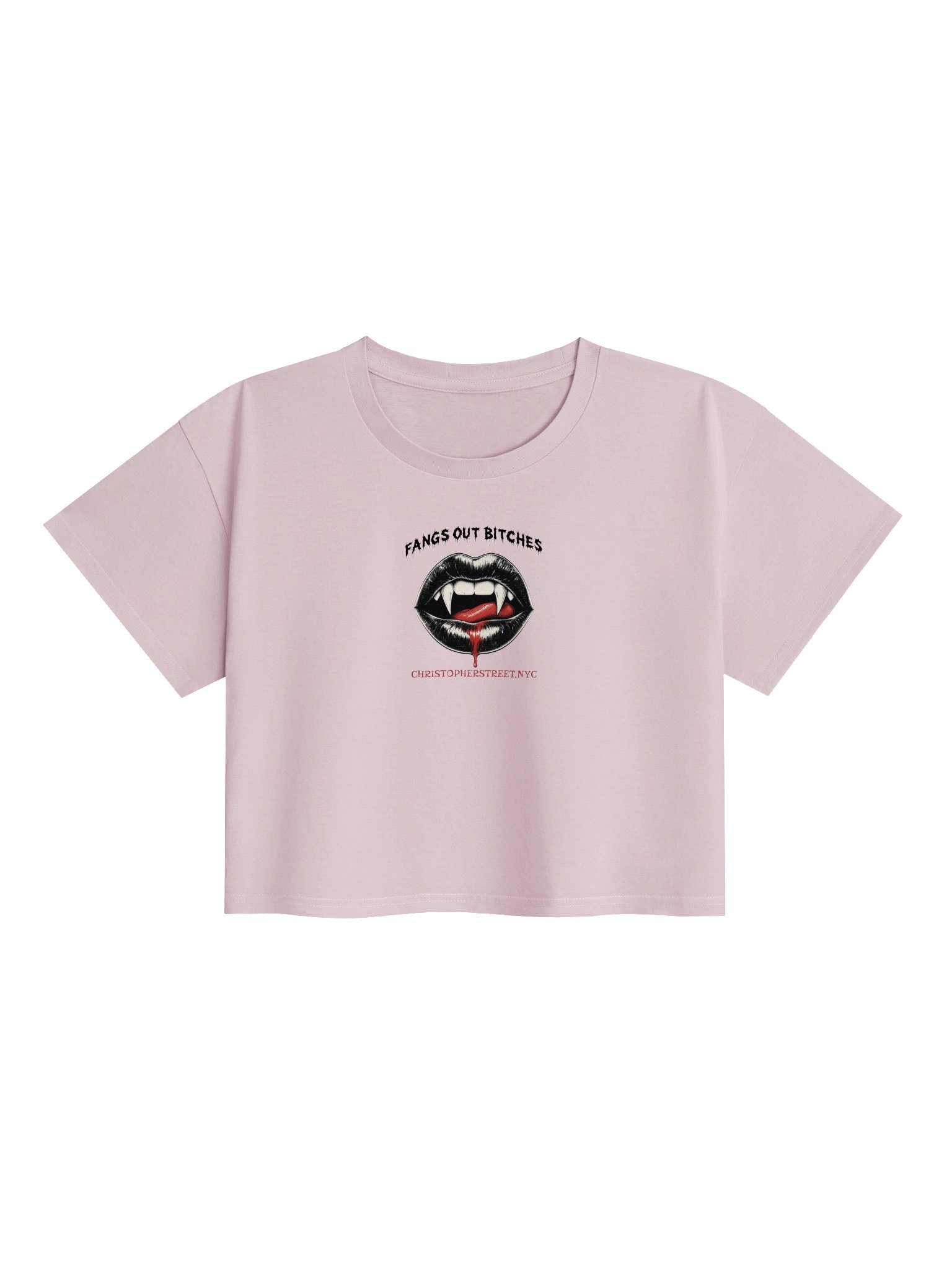 Fangs Out Bitches | Sultry Hot Crop Top product image (2)