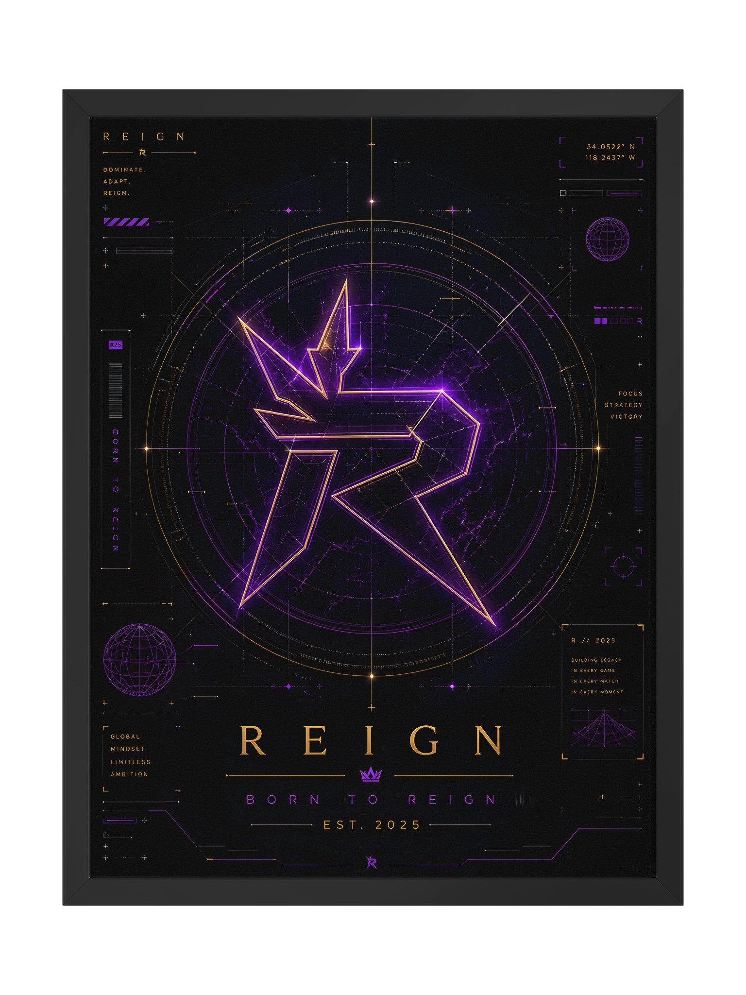 Reign Blueprint Wall Art product image (1)