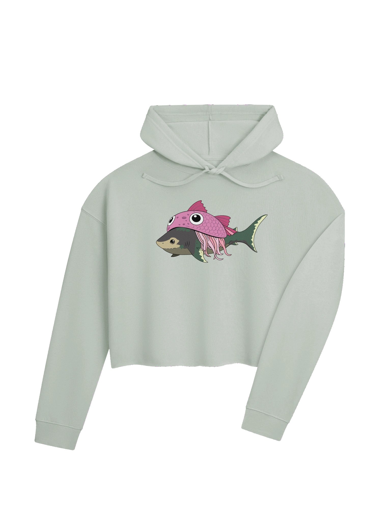 Manipulative Maws Front Logo Cropped Hoodie product image (24)