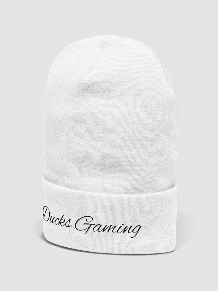 Ducks Gaming Plane Beanie Black Lettering product image (2)