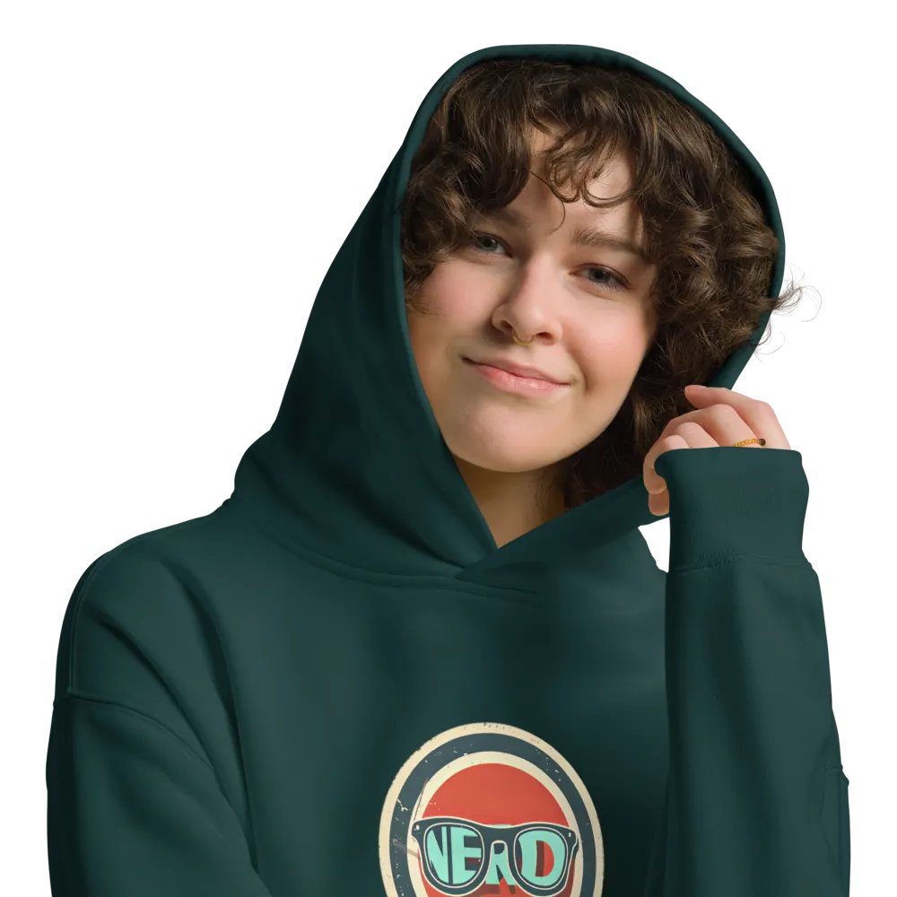 Vintage Nerd Premium Oversized Hoodie product image (9)