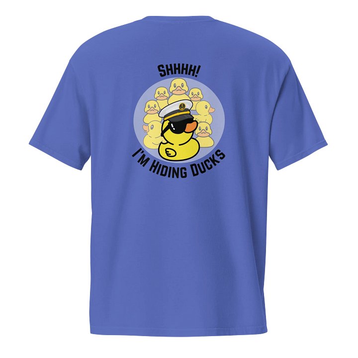 Adult Hiding Ducks T-Shirt - Blue product image (1)