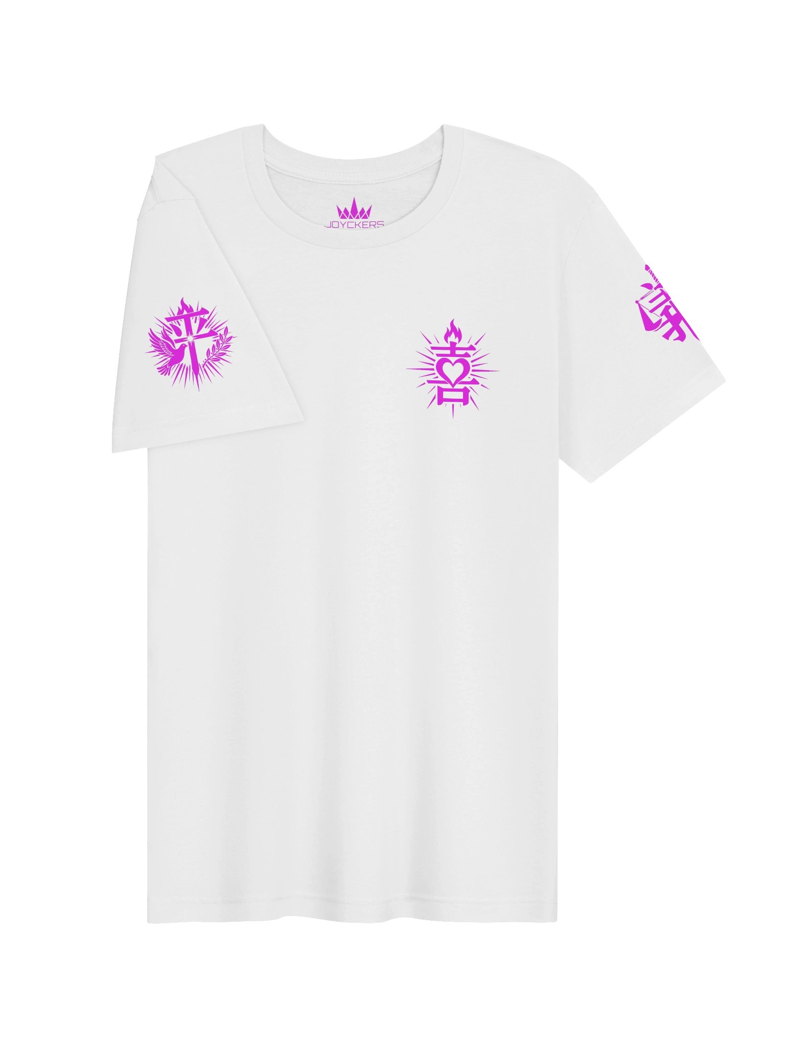 Kingdom Culture Graphic Tee – Righteousness, Peace, & Joy (Magenta) product image (3)