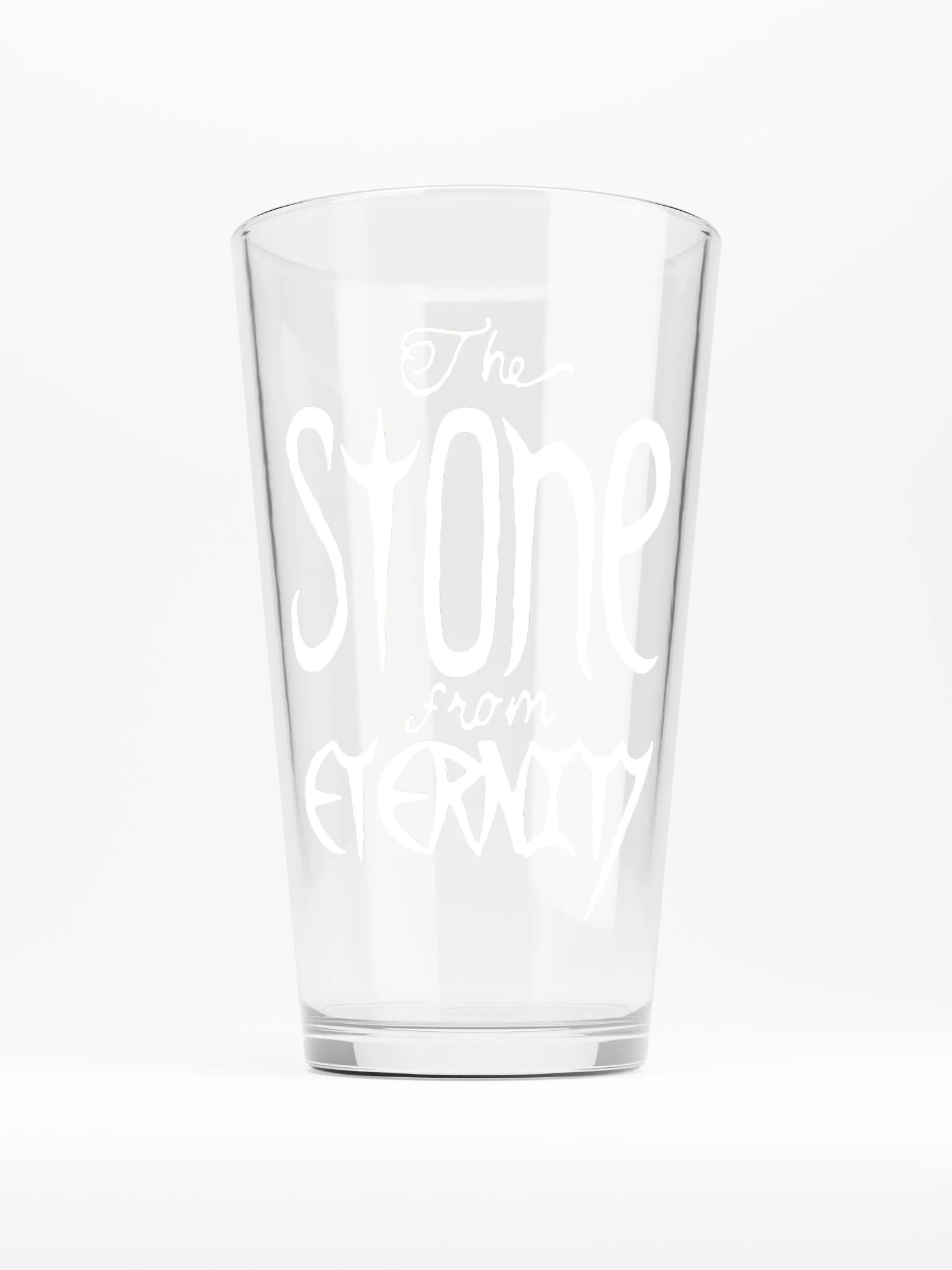 The Stone from Eternity logo pint glass product image (8)