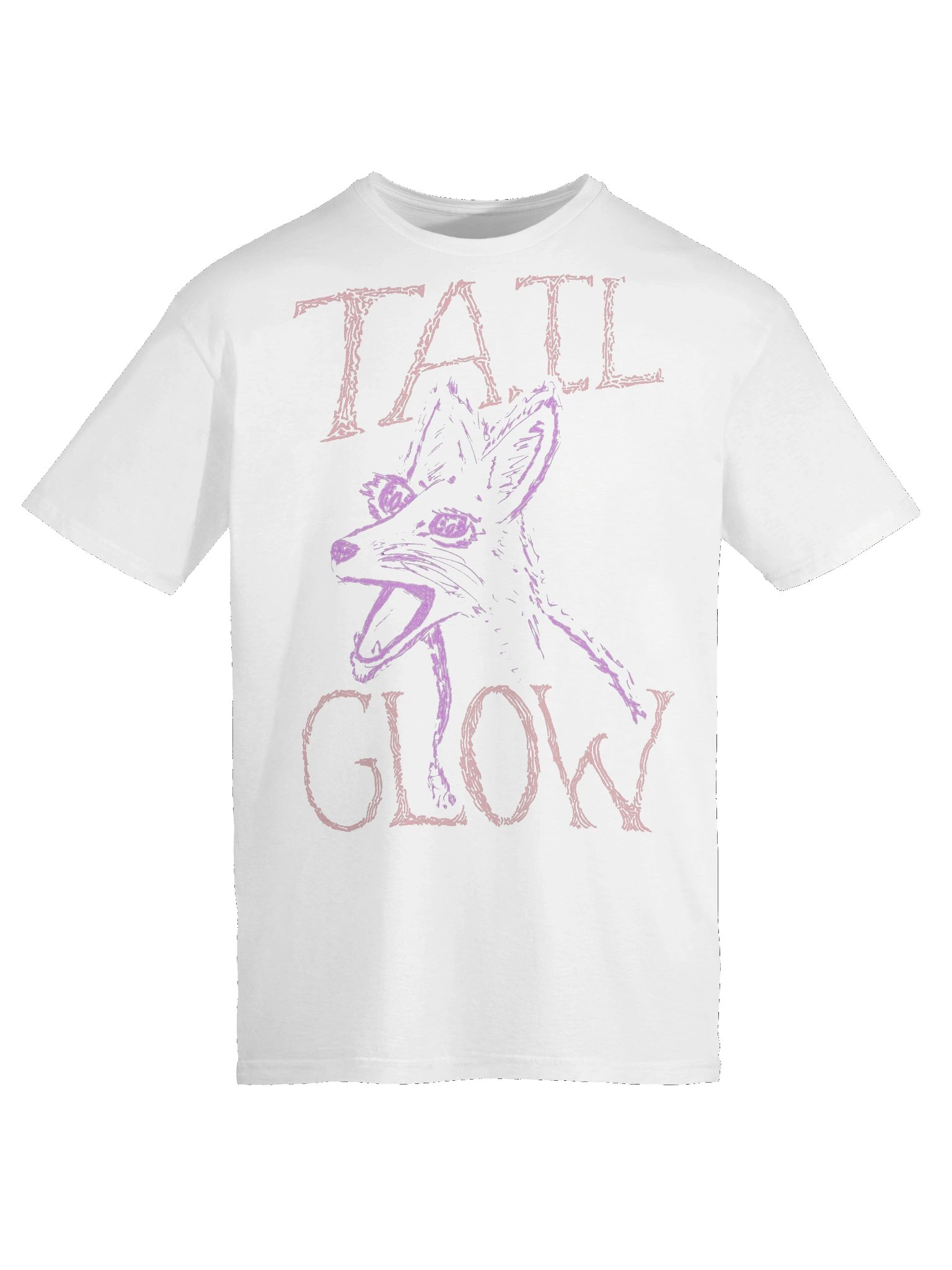 Tail Glow - Screaming Fox T-shirt - White product image (6)