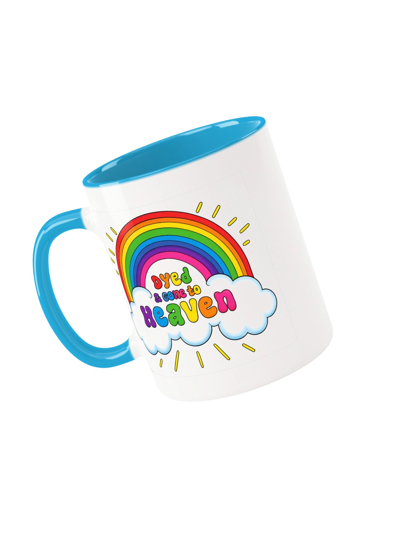 Dyed & Gone to Heaven Rainbow Mug product image (3)