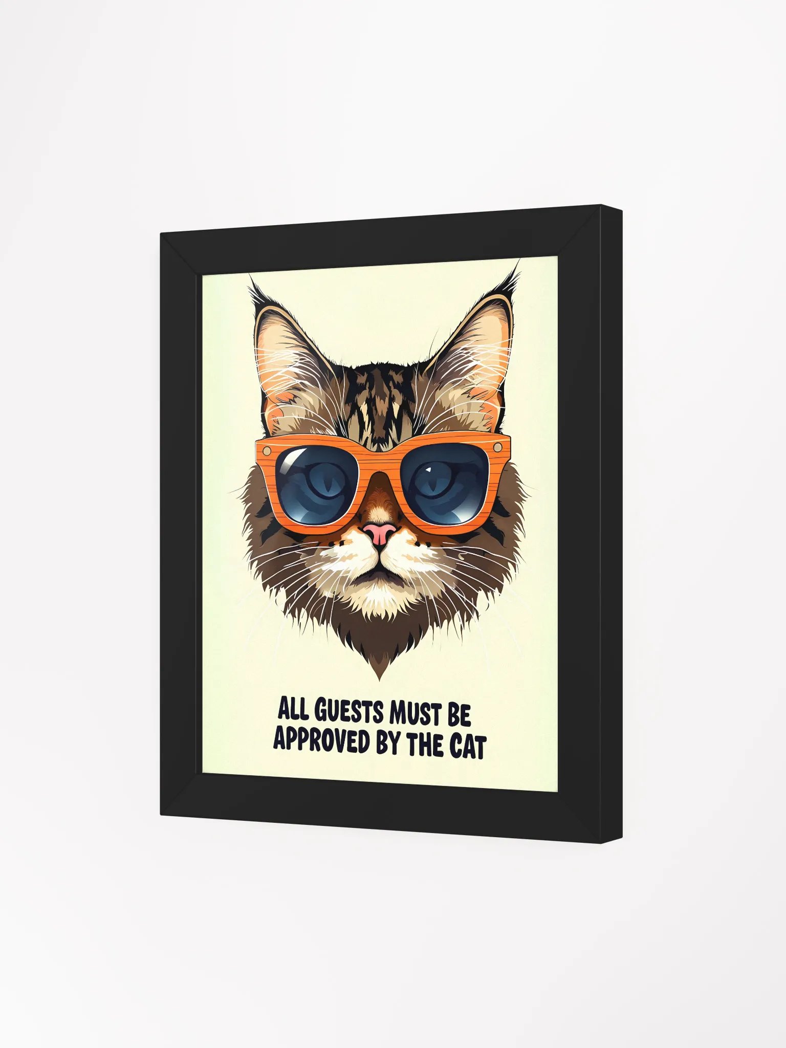 Cool Cat Sunglasses Framed Poster product image (4)