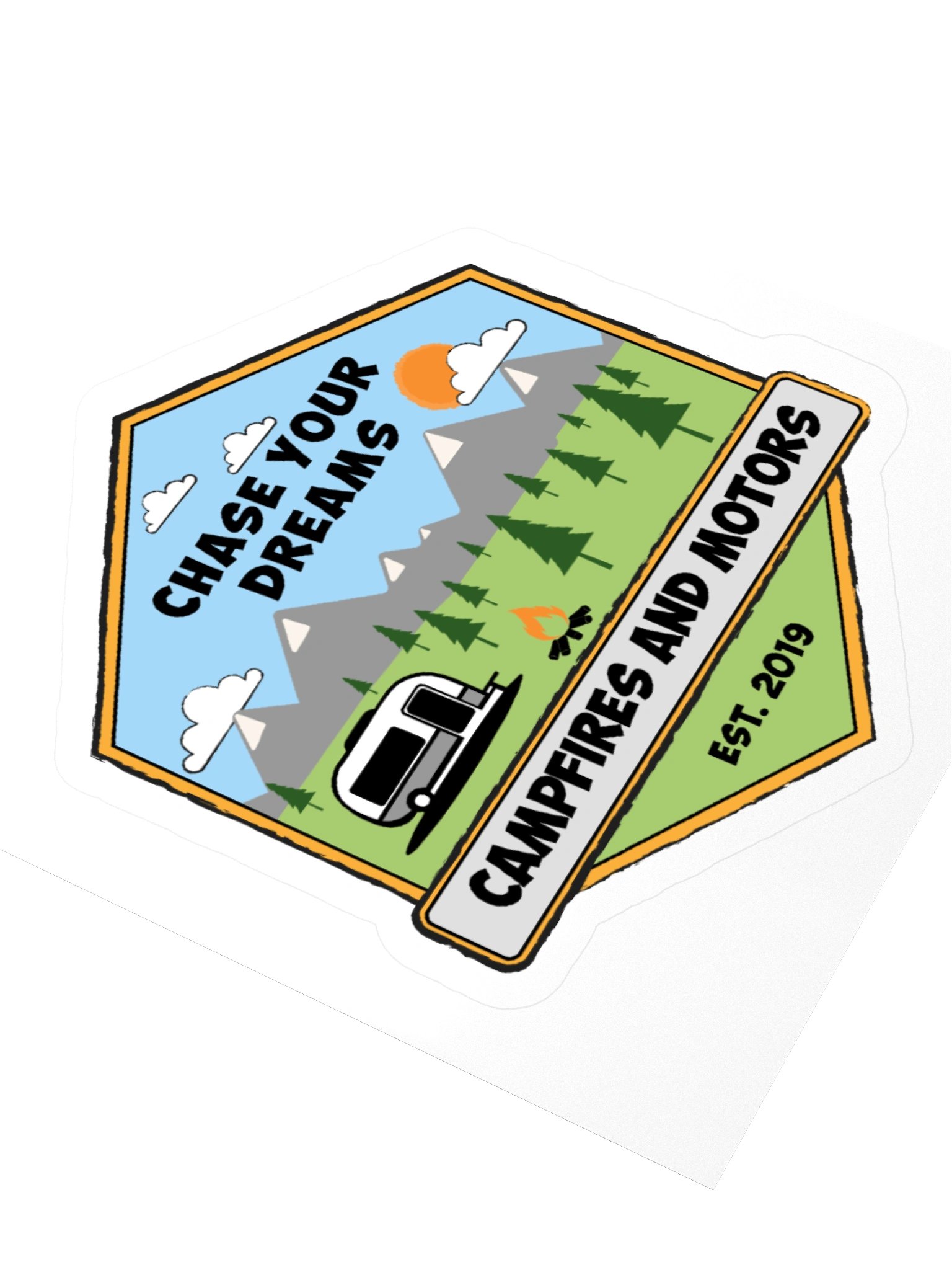 Campfires and Motors Sticker product image (3)