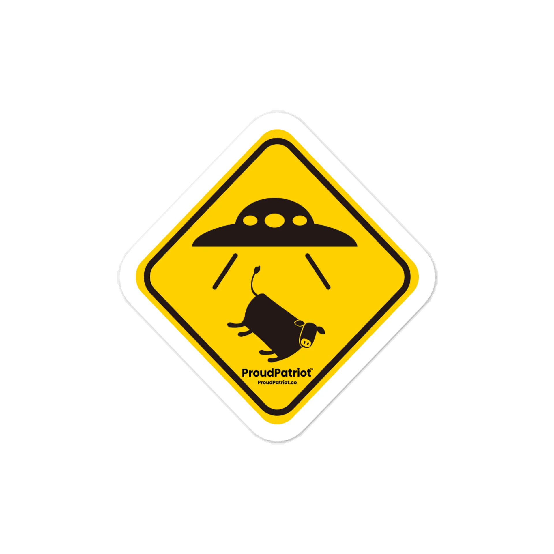 UFO Vinyl Sticker product image (1)