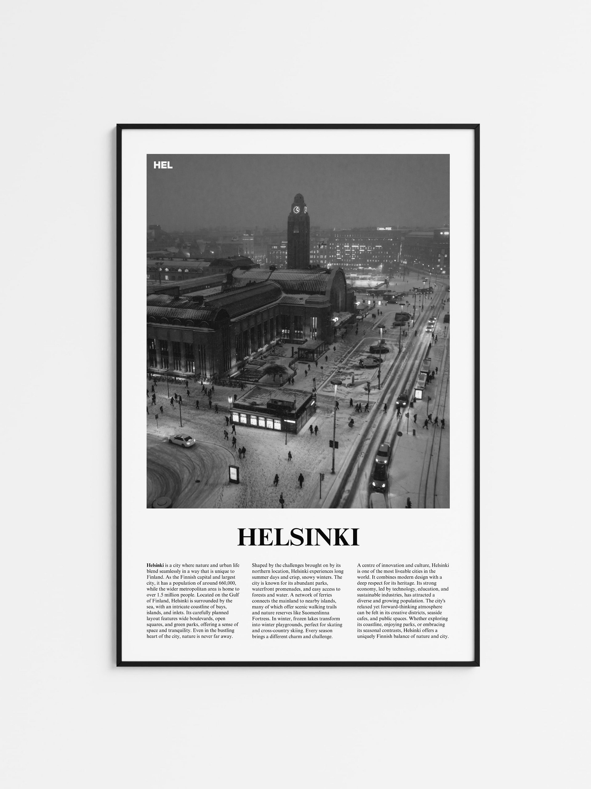 Helsinki 04 Newspaper Poster product image (1)
